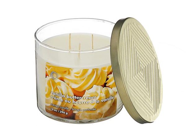 9.2 OZ ELECTROPLATED MASON JAR CANDLE (VANILLA BUTTERCREAM)