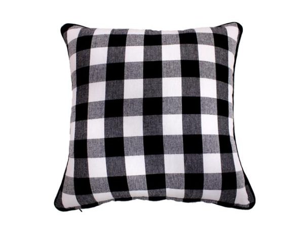 FILLED COTTON CUSHION (18″ X 18″) - WHITE BUFFALO