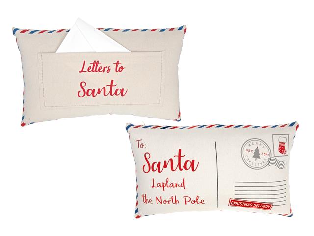 TO SANTA POSTCARD/LETTERS TO SANTA CUSHION