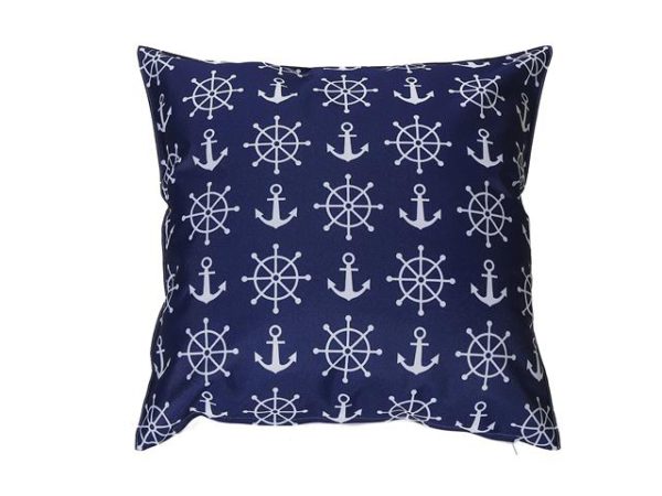 OUTDOOR WATERPROOF CUSHION (BLUE ANCHOR)