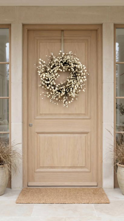 Cream Ivory Berry Wreath 24"