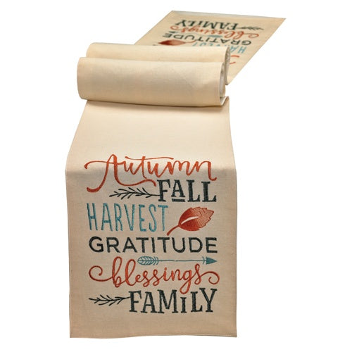 Grateful Table Runner 13″x72″